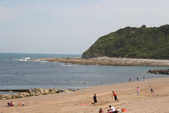 Falaise d'Erromardie - Photo de l'avancée de la falaise d'Erromardie à Saint Jean de Luz