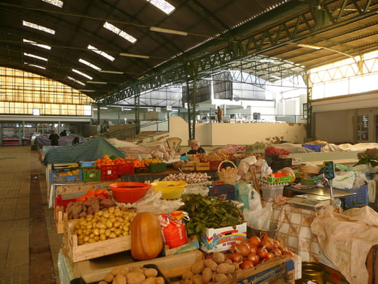 Nazaré au Portugal - Marché couvert.