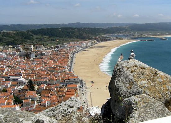 Nazaré vue du Sitio