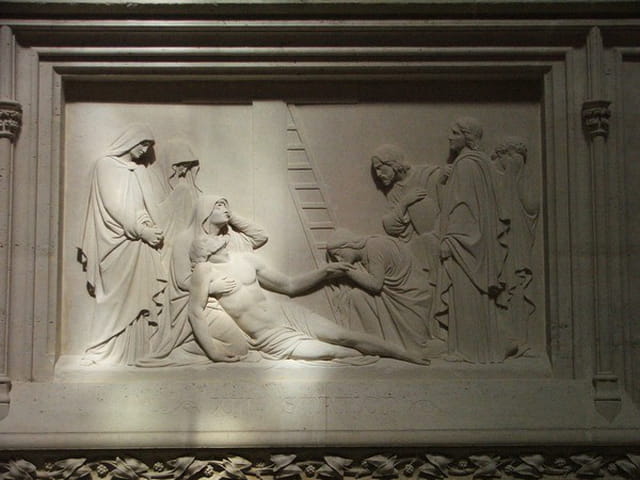 13 ème station du christ