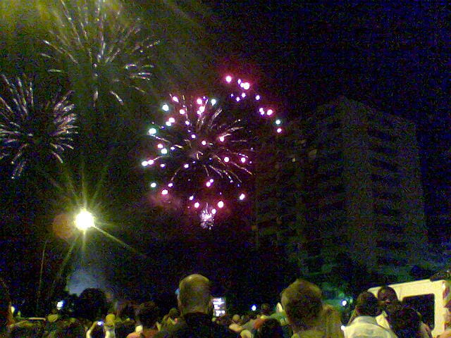 14 juillet Feux d'artifice Amiens