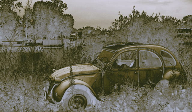 2 cv dorée