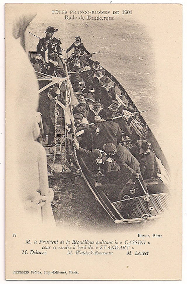 59 DUNKERQUE - Rade - Fêtes Franco-Russes de 1901