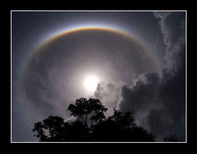 Anneau solaire en Guyane