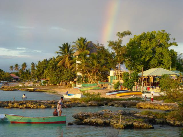 Arc en ciel sur Bayahibe