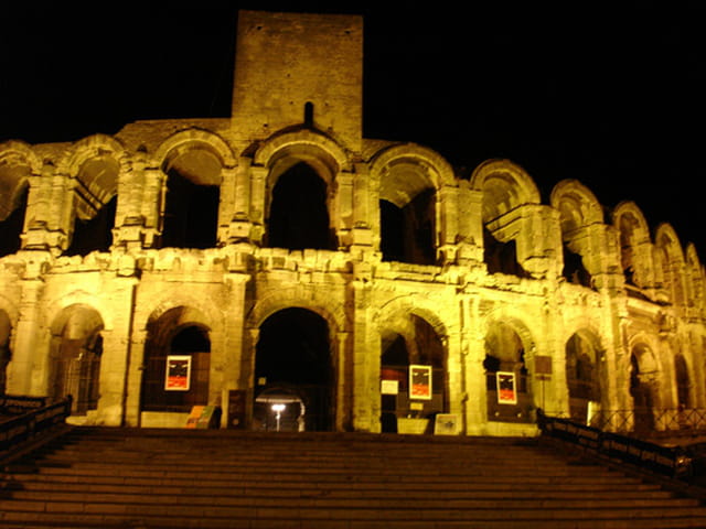 Arènes illuminées