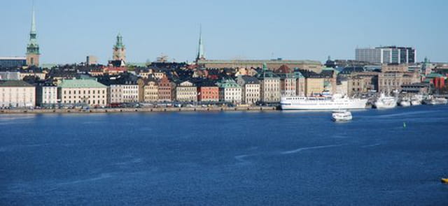 arrivée sur Stockholm