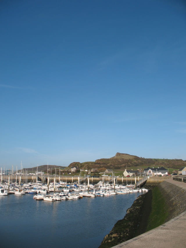 Bleu d'azur dans le nord cotentin