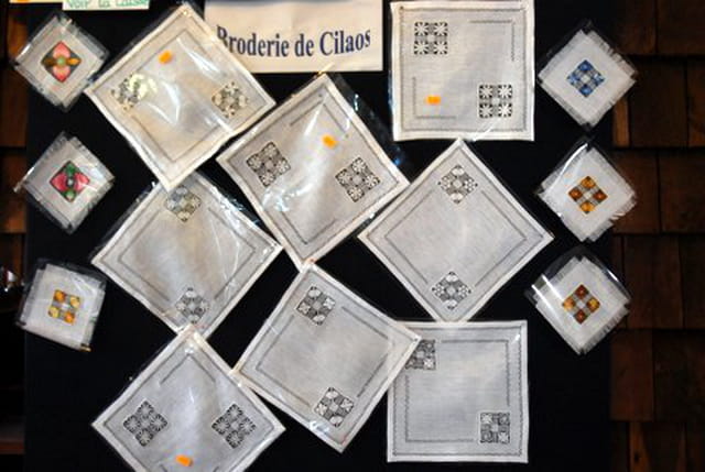 broderie le jour de Cilaos