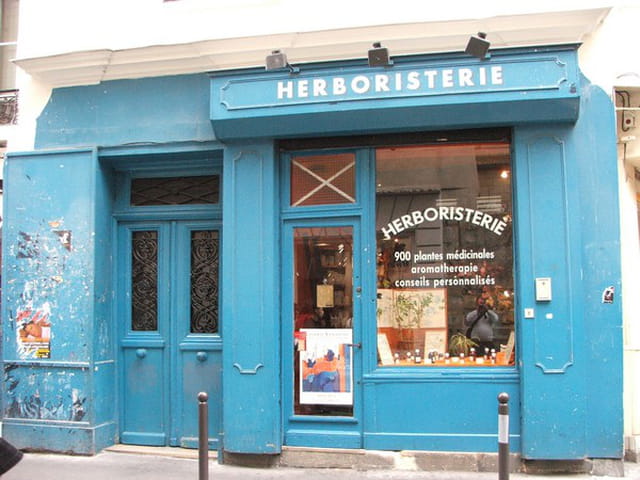 C'est une boutique bleue