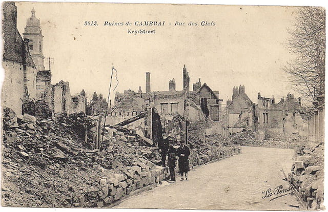 Cambrai - Ruines - Rue des Clefs