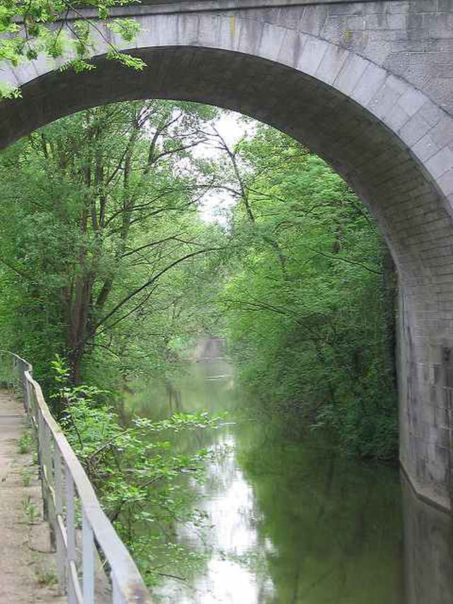 Canal au vert