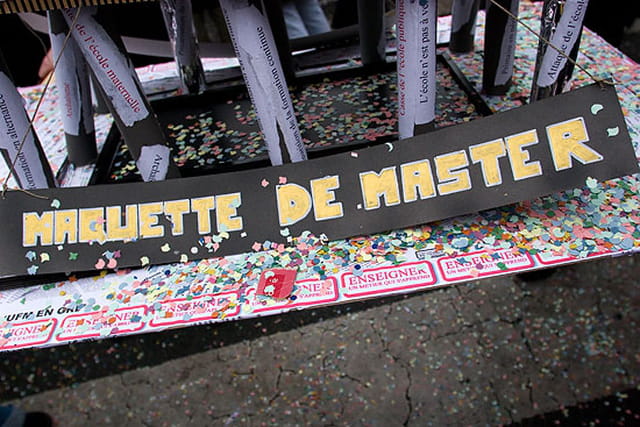 Cérémonie de non remise symbolique des maquettes de Masters