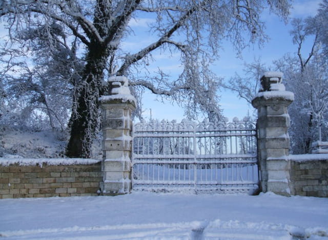 Chateau en hiver