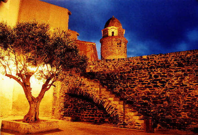 Collioure la nuit
