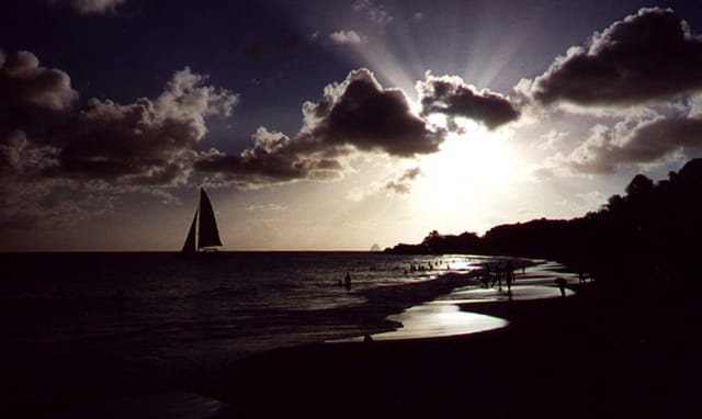 Contre-jour paradisiaque