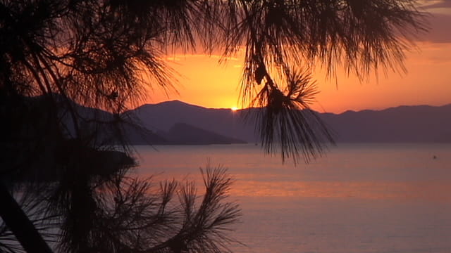 Couché du soleil à Fethiye/Turquie