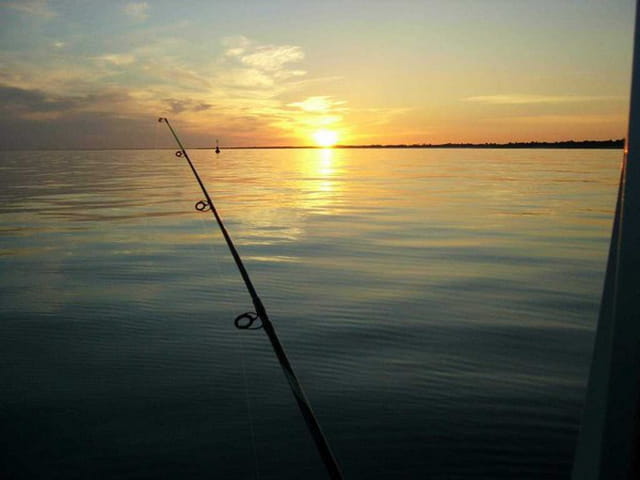 Coucher au large