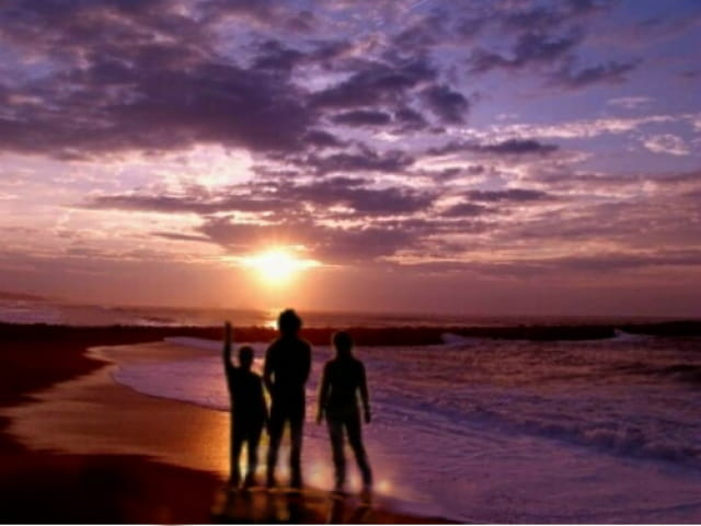 Coucher de soleil...