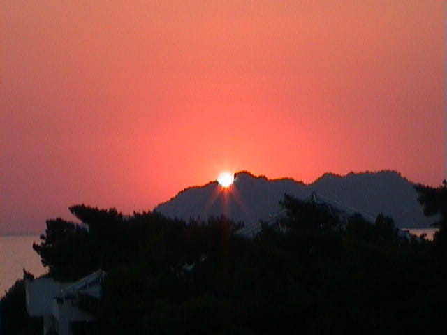 Coucher de soleil