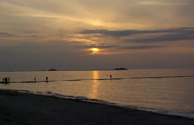Coucher de soleil à Collignon