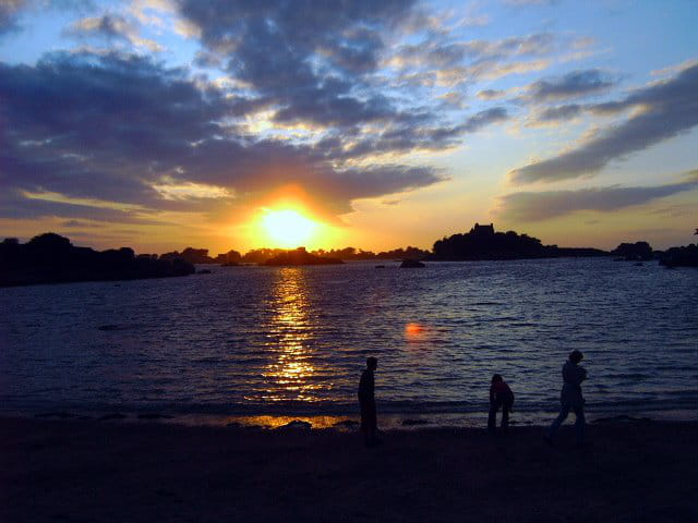 Coucher de soleil à ploumanac'h
