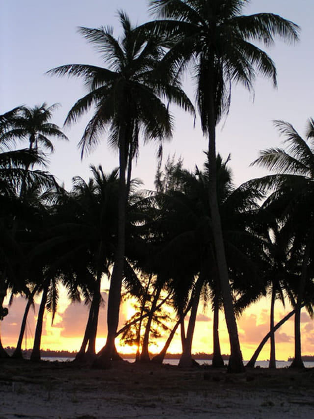 Coucher de soleil à tikehau