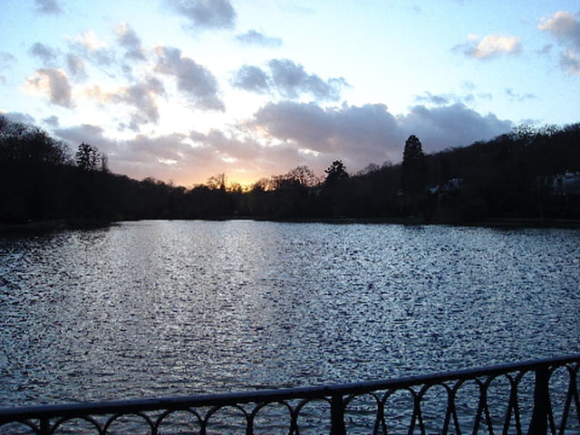 Coucher de soleil à ville d'avray