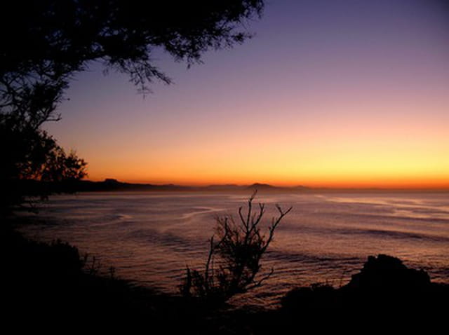 Coucher de soleil d'automne