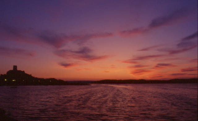 Coucher de soleil sur Gruissan