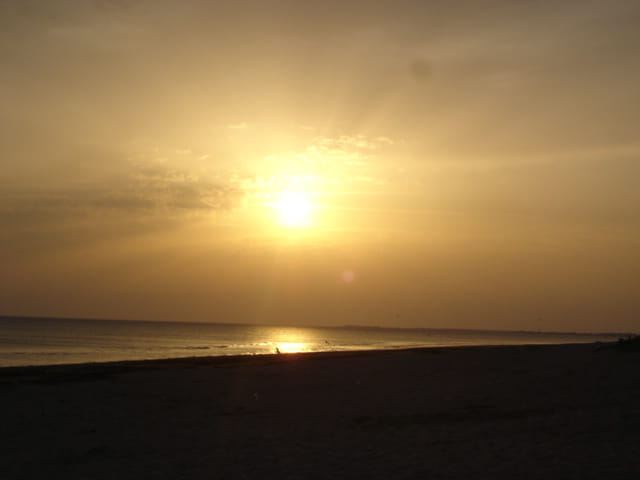 Coucher de soleil sur l\'île