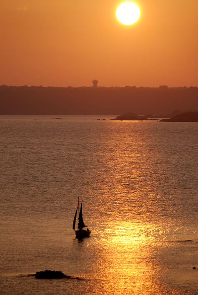 Coucher de soleil à Saint Briac sur mer