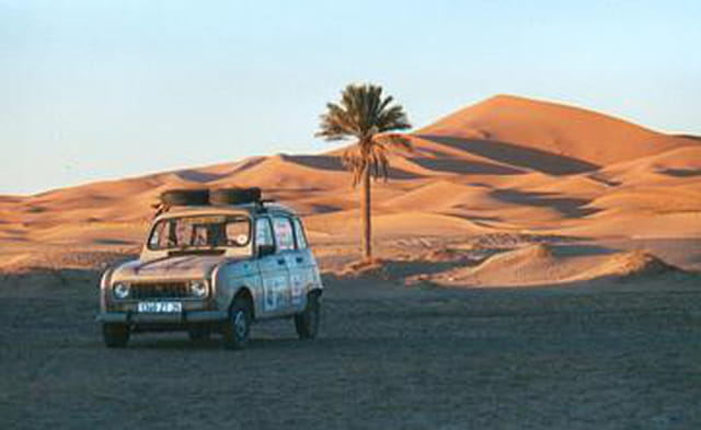 Coucher de soleil sur les dunes...