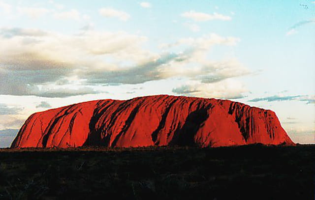 Coucher de soleil sur Uluru