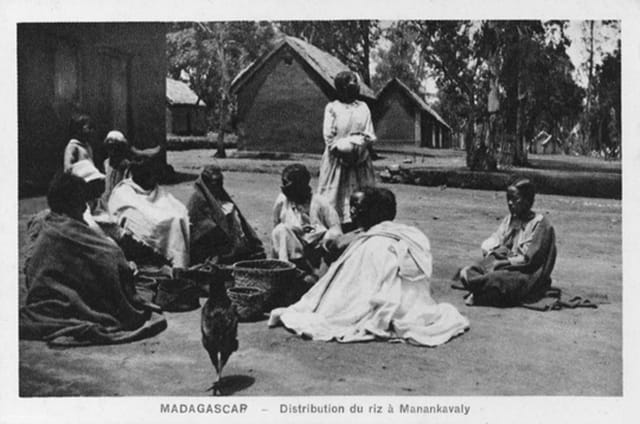 Distribution du riz à Manaankavaly