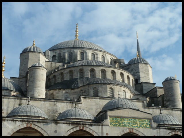 Dômes de la mosquée bleue