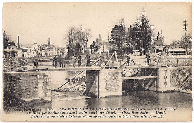 DOUAI 14-18 - Pont de l'Entrée des Eaux