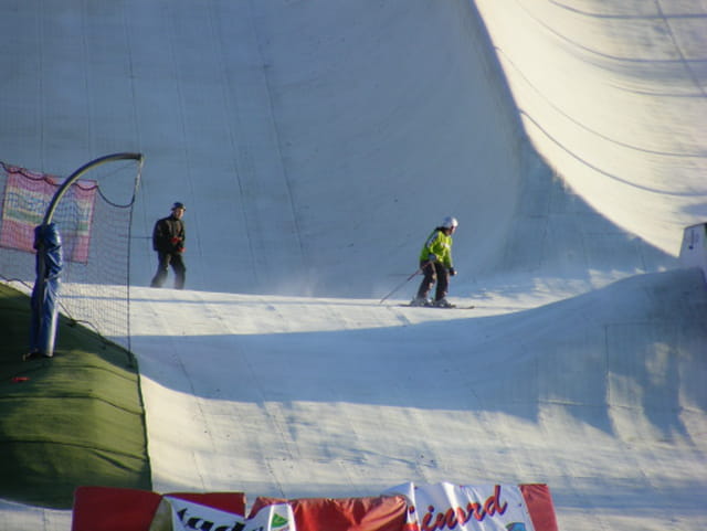Du haut de la piste