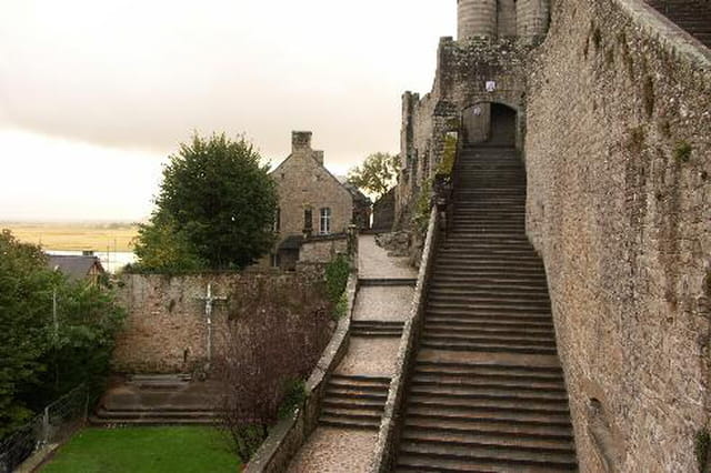 Entrée de l' abbaye du Mont Saint Michel