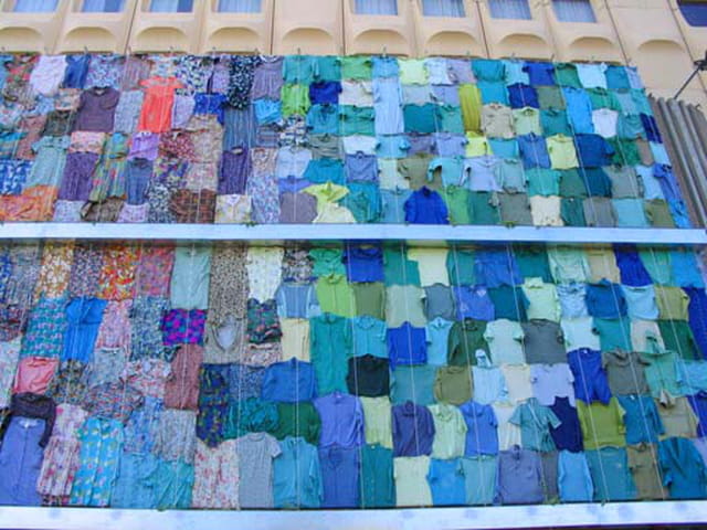 Façade textile