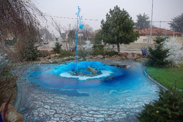 Fontaine d'hiver