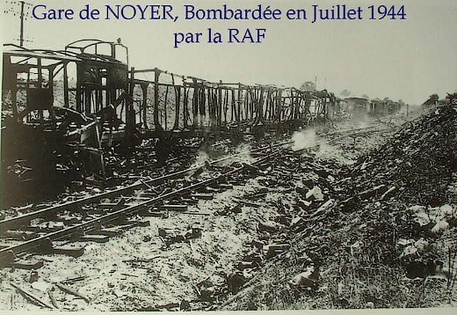 Gare de Noyer 1944