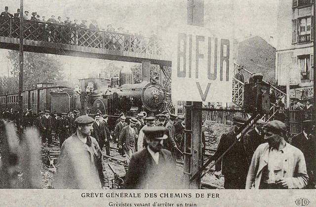Grève des chemins de fer
