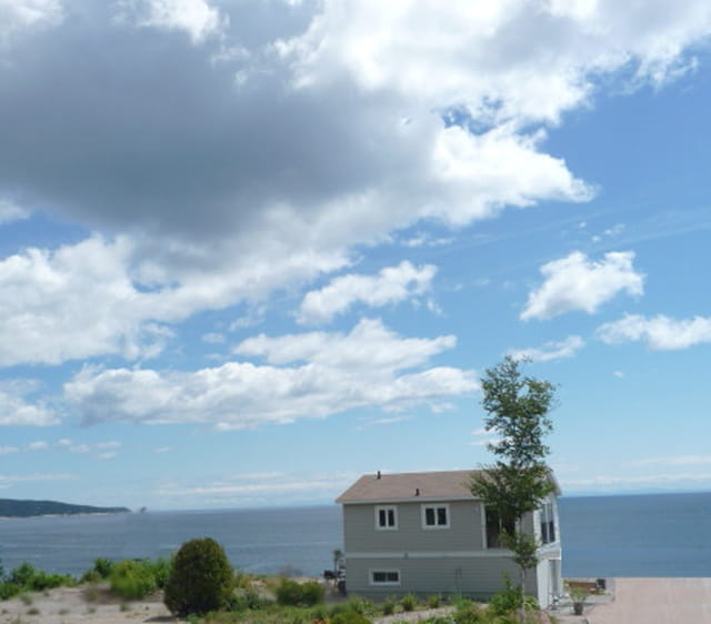 Hébergement vue et accès au fleuve en Manicouagan