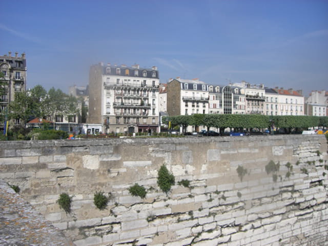 Immeubles vue sur château