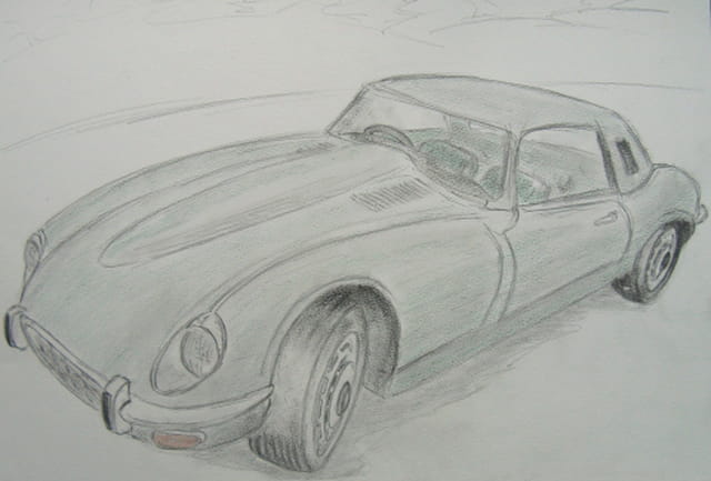 Jaguar type e roadster 1975