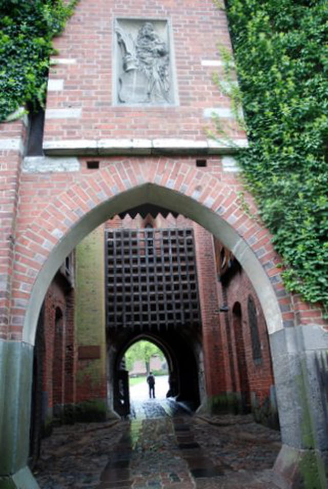 l'entrée de la forteresse Teutonique de Marienbourg
