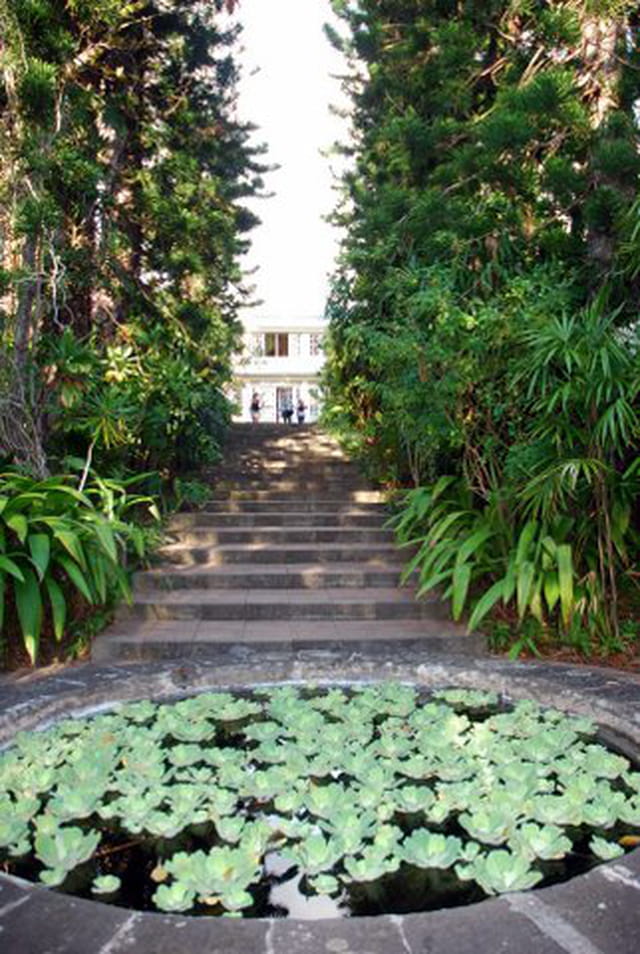 l'entrée du Conservatoire National Botanique de Mascarin
