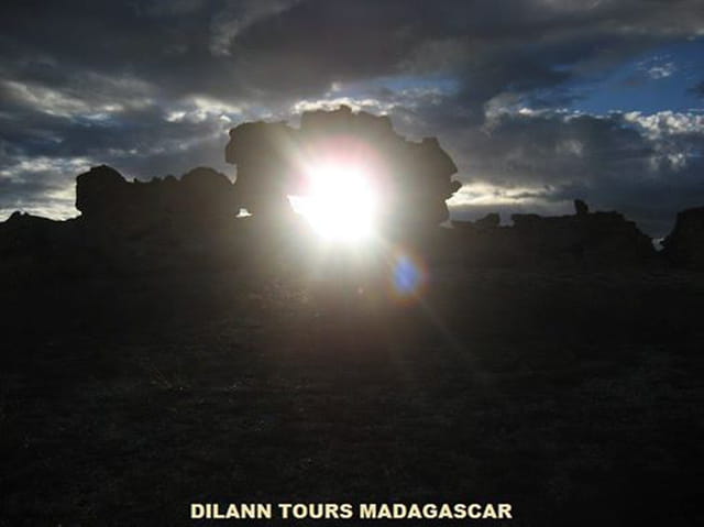 L'Isalo au coucher de soleil