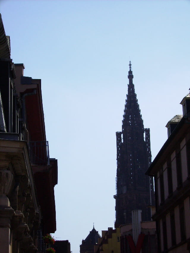 La cathédrale depuis chez moi.